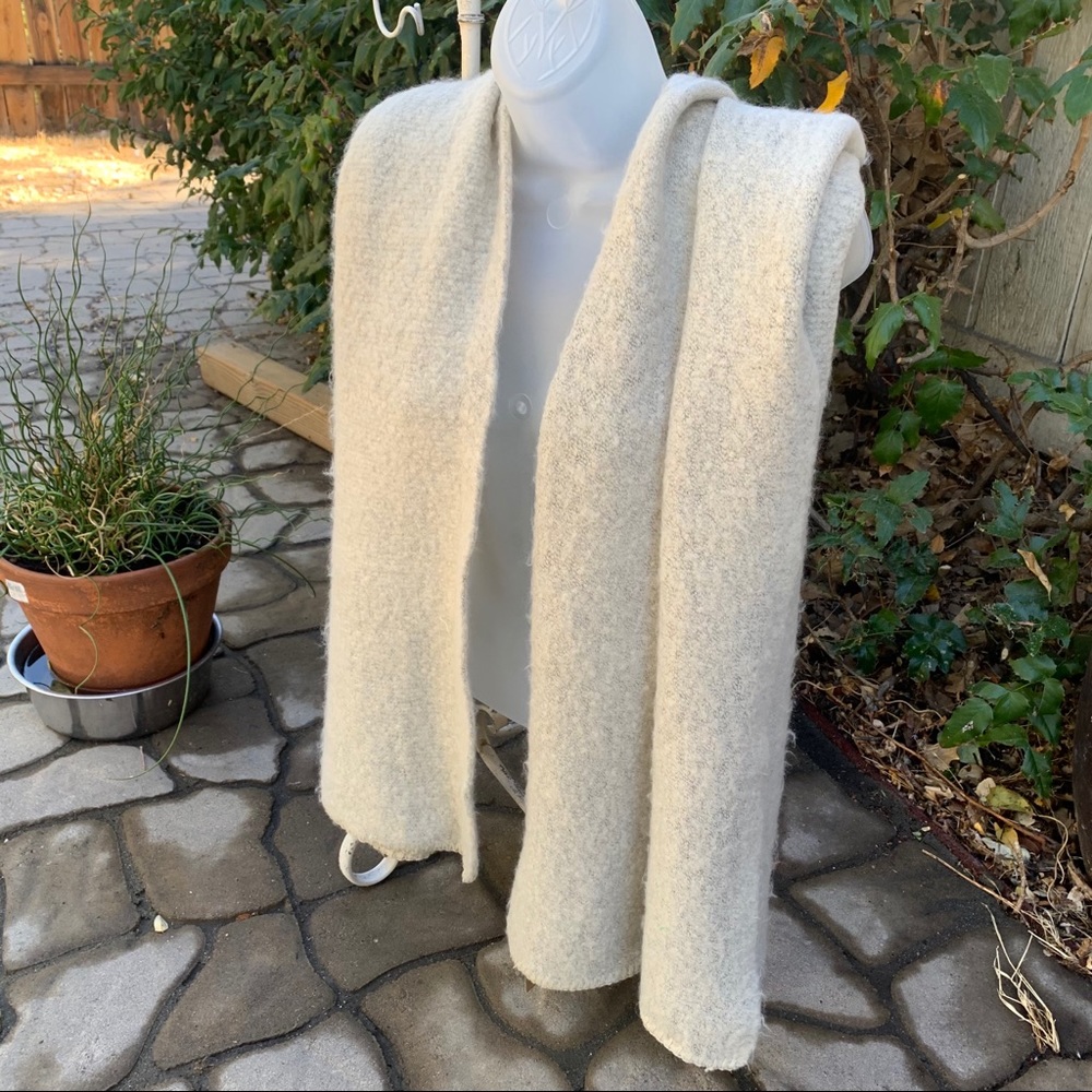 Forever 21 Women's Beige & Grey Super Soft Scarf NWT